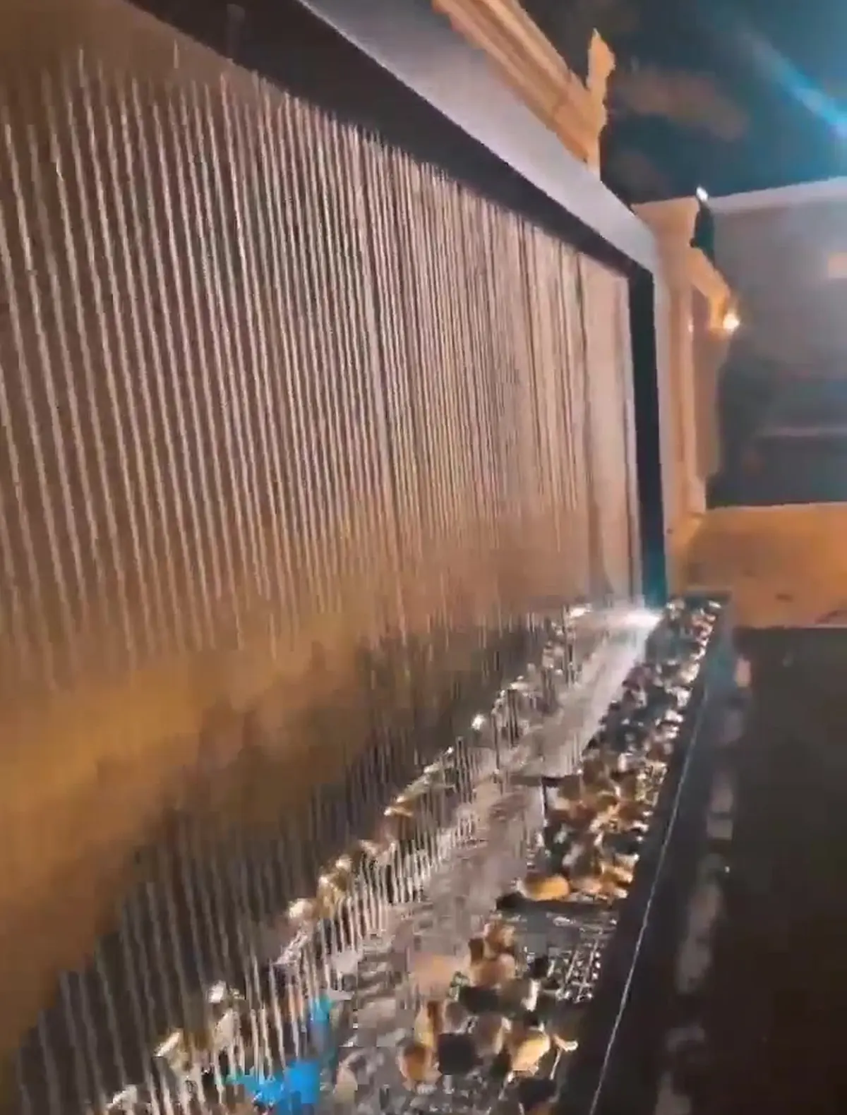 Linear water wall project